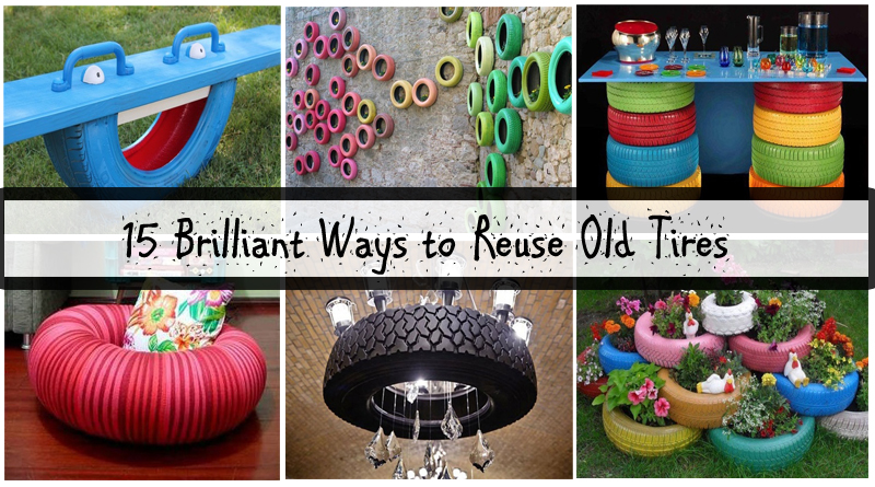 15 Brilliant Ways to Reuse Old Tires – DIY Scoop