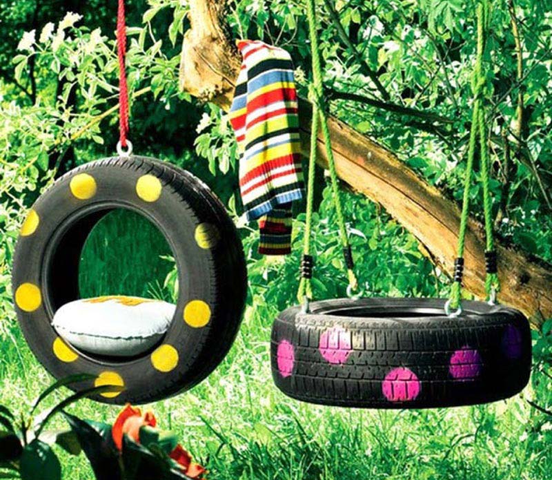 Brilliant Ways To Reuse And Recycle Old Tires - Quiet Corner