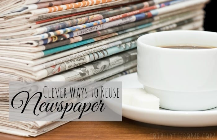 Clever Ways to Reuse Newspaper