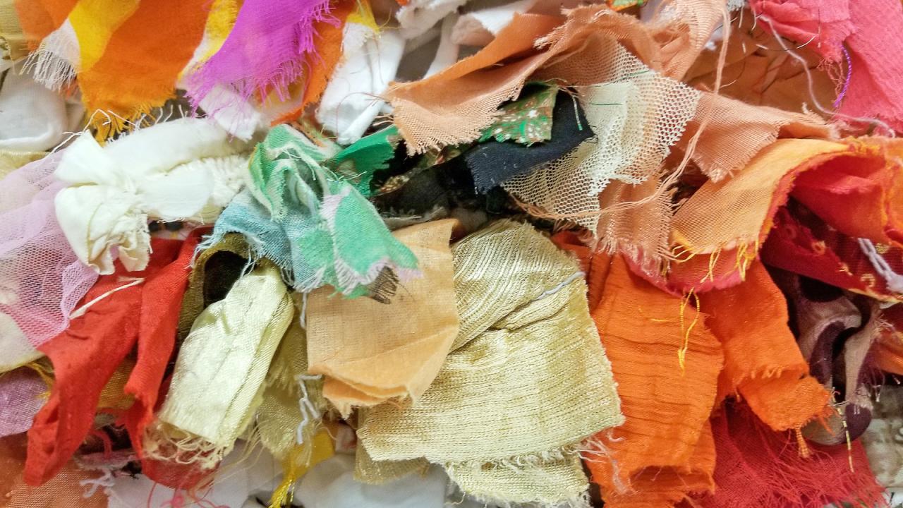 Repurpose Fabric Scraps Into One-Of-A-Kind DIY Artwork For Your Home