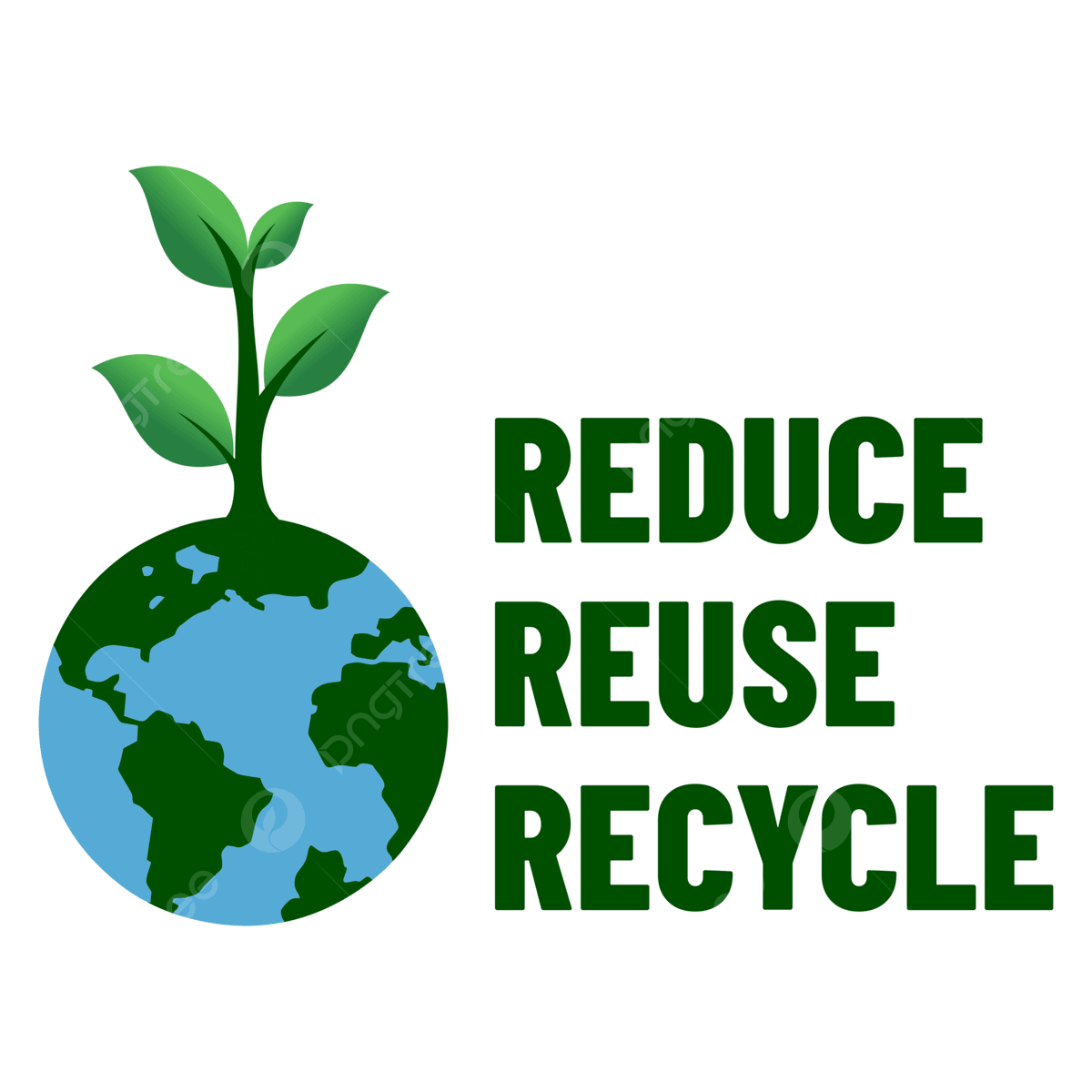 Reduce Reuse Recycle PNG, Vector, PSD, and Clipart With Transparent ...
